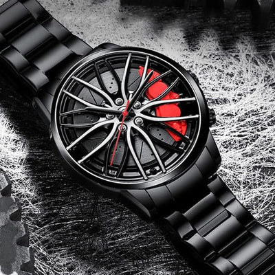 Stainless Steel Wheel Watch – Where Style Meets Motion